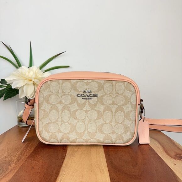 NWT‎ Coach Jamie Camera Bag In Signature Canvas - Picture 1 of 7